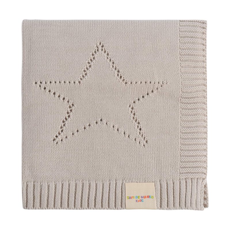Asterisk (беж) Плед Детский 70х90 (2)